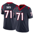 H.Texans #71 Braden Smith Player Navy Limited Vapor F.U.S.E. Home Game Mdoa Stitched Jerseys