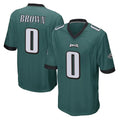 P.Eagles #0 Hollywood Brown Player Team Color Green Home Game Mdoa Stitched Jerseys