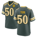 GB.Packers #50 Zach Tom Player Green 2026 Rivalries Collection Home Game Mdoa Stitched Jerseys