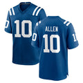 IN.Colts #10 Keenan Allen Player Royal Home Game Mdoa Stitched Jerseys