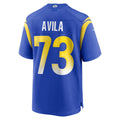 Mdoa LA.Rams #73 Steve Avila Royal Home Game Jersey