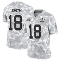 GB.Packers #18 Jonnu Smith Player Arctic Camo Salute To Service Limited Mdoa Stitched Jerseys