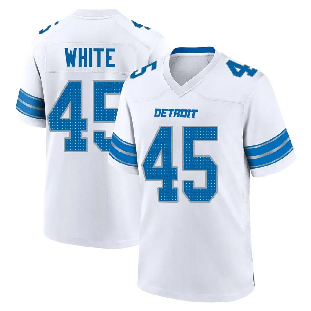 D.Lions #45 Devin White Player White Alternate Home Game Mdoa Stitched Jerseys