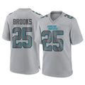 C.Panthers #25 Jonathon Brooks Player Gray Atmosphere Fashion Game Mdoa Stitched Jerseys