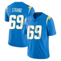 LA.Chargers #69 Cole Strange Player Blue Limited Vapor Untouchable Home Game Stitched Jerseys