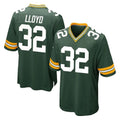 GB.Packers #32 MarShawn Lloyd Player Green Home Game Mdoa Stitched Jerseys