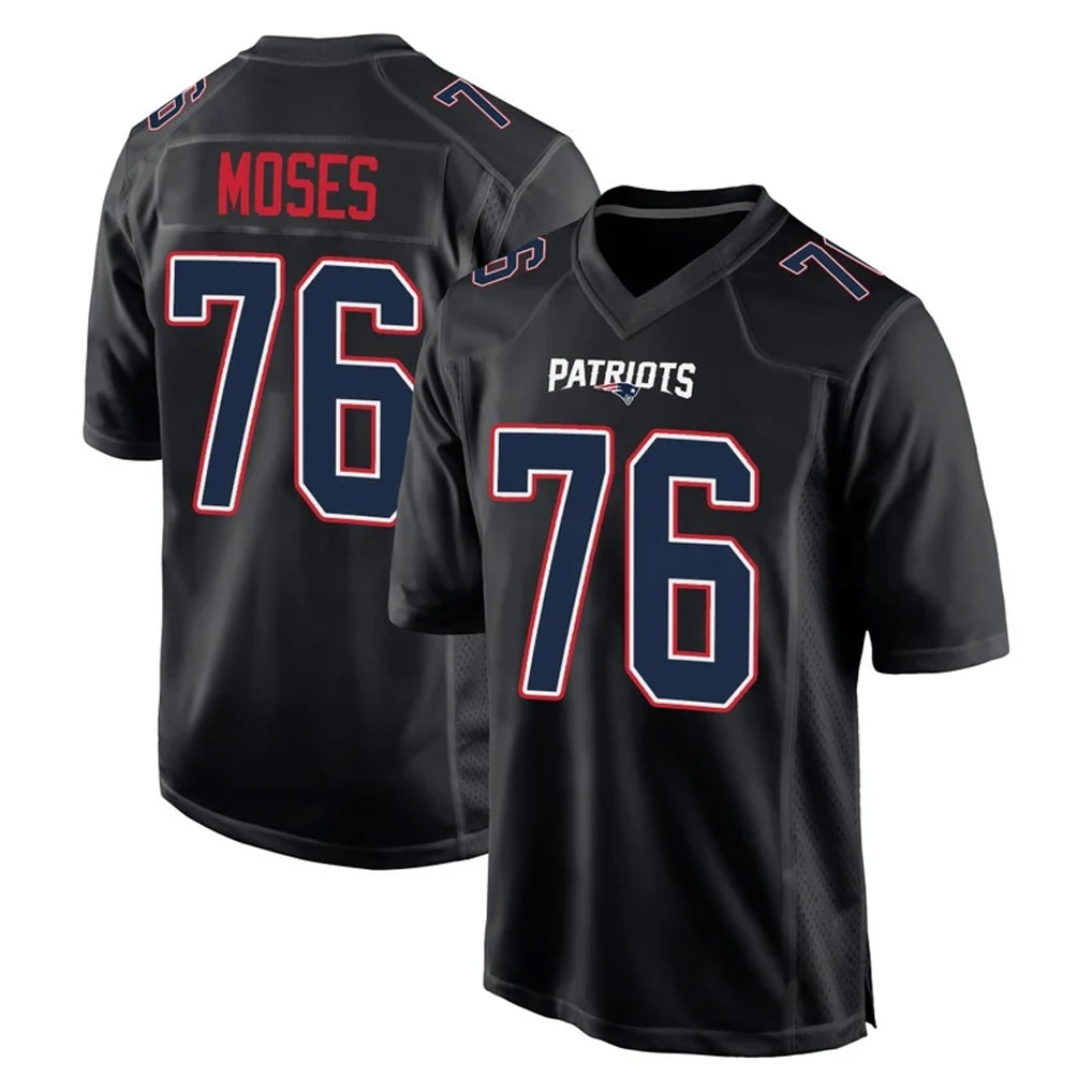 NE.Patriots #76 Morgan Moses Player Carbon Fashion Limited Home Game Mdoa Stitched Jerseys