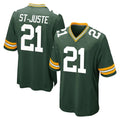 GB.Packers #21 Benjamin St-Juste Player Green Home Game Mdoa Stitched Jerseys