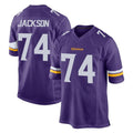 MN.Vikings #74 Donovan Jackson Player Purple Home Game Mdoa Stitched Jerseys