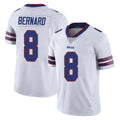 B.Bills #8 Terrel Bernard Player White Vapor Untouchable Limited Mdoa Stitched Jerseys