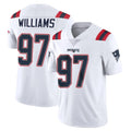 NE.Patriots #97 Milton Williams Player White Vapor Untouchable Home Game Mdoa Stitched Jerseys