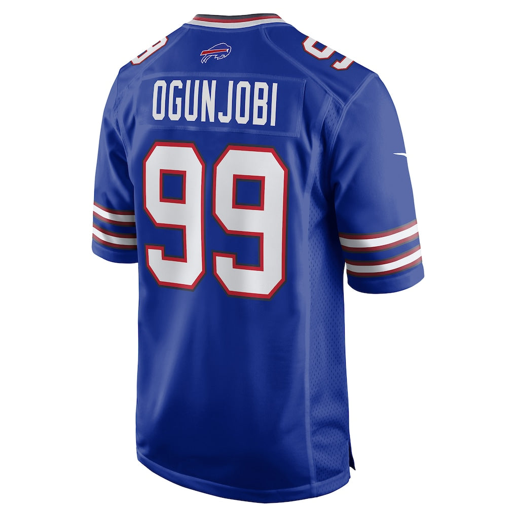 Mdoa B.Bills #99 Larry Ogunjobi Royal Team Game Jersey