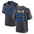 IN.Colts #53 CJ Allen Player Anthracite 2026 Rivalries Collection Home Game Mdoa Stitched Jerseys