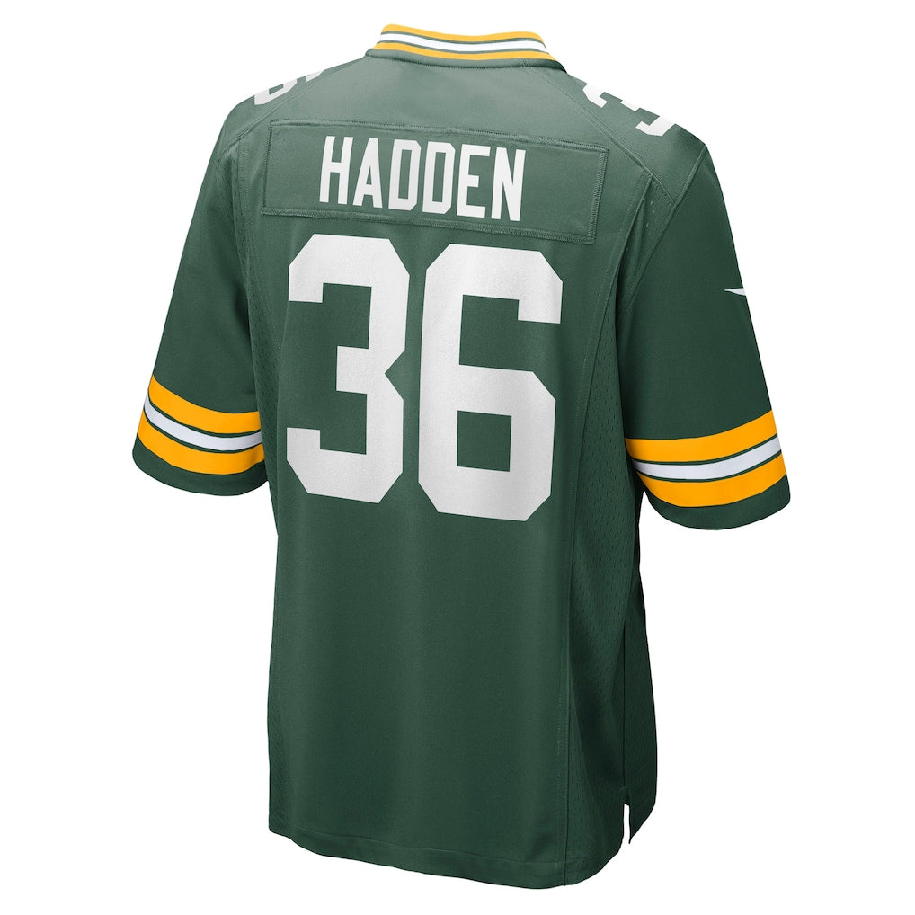 Mdoa GB.Packers #36 Kamal Hadden Green Team Game Jersey
