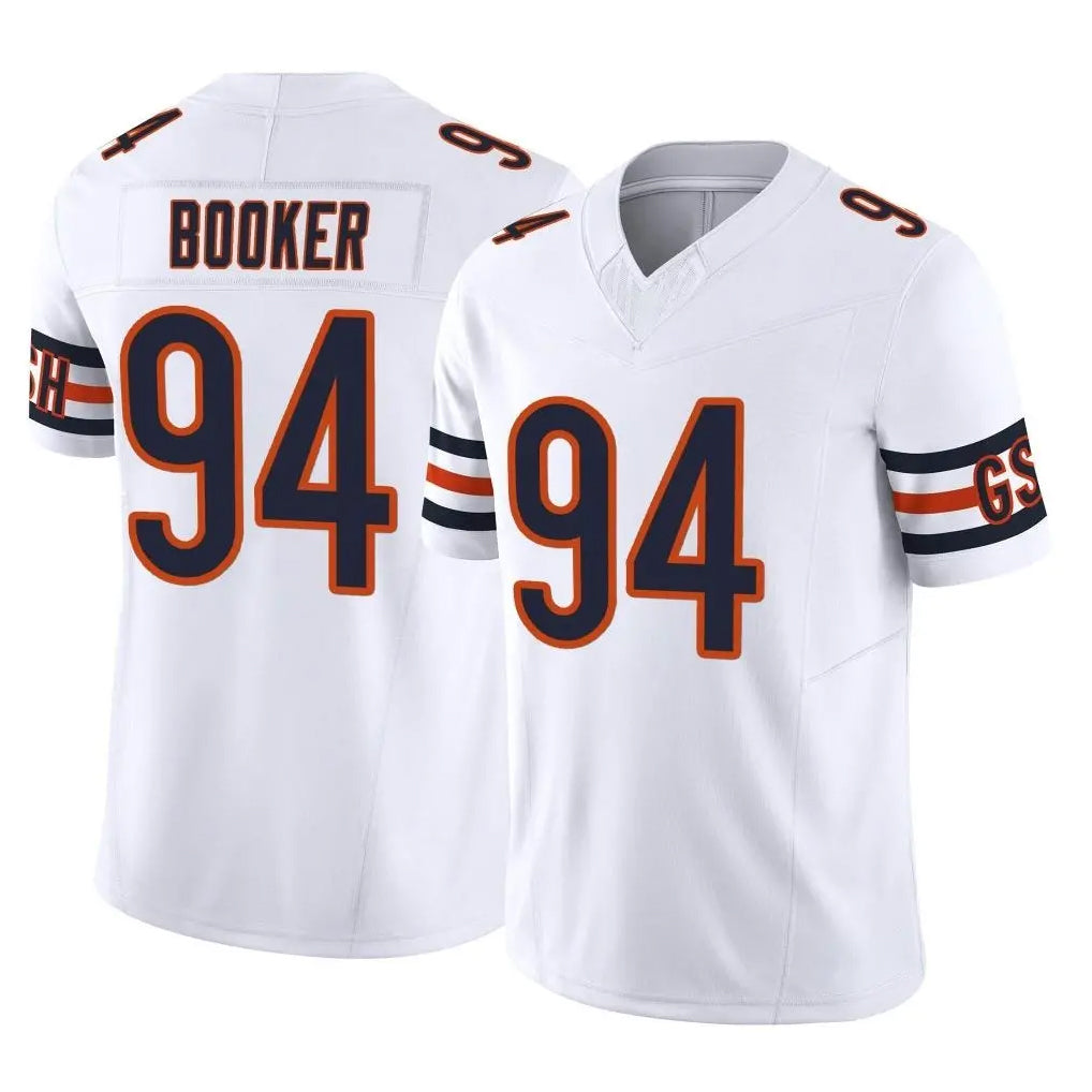 C.Bears #94 Austin Booker Player White Vapor F.U.S.E. Limited Home Game Mdoa Stitched Jerseys