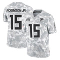 A.Falcons #15 Brian Robinson Player Camo Salute to Service Limited Mdoa Stitched Jerseys
