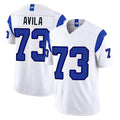 LA.Rams #73 Steve Avila Player White Limited Fearsome Vapor F.U.S.E. Home Game Mdoa Stitched Jerseys