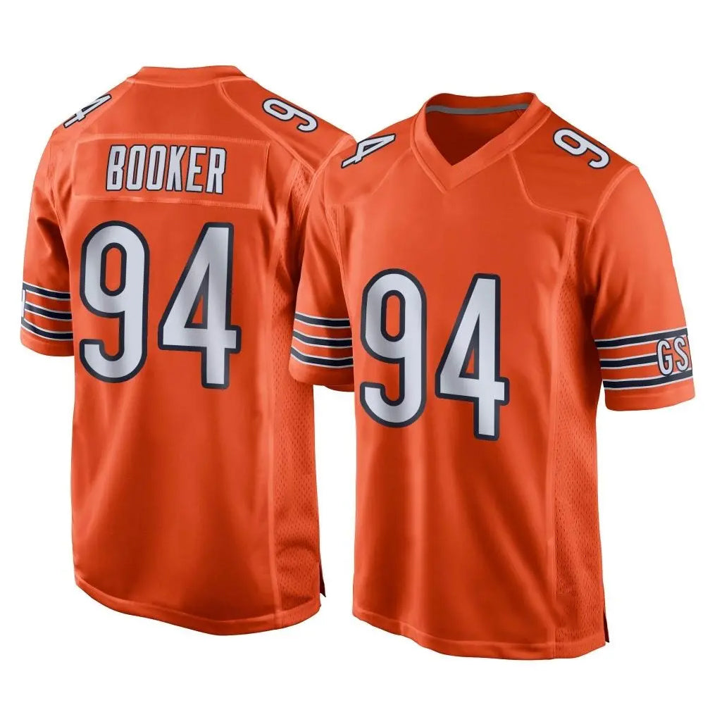 C.Bears #94 Austin Booker Player Orange Home Game Mdoa Stitched Jerseys