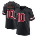 A.Cardinals #10 Josh Sweat Player Black Alternate Game Mdoa Stitched Jerseys