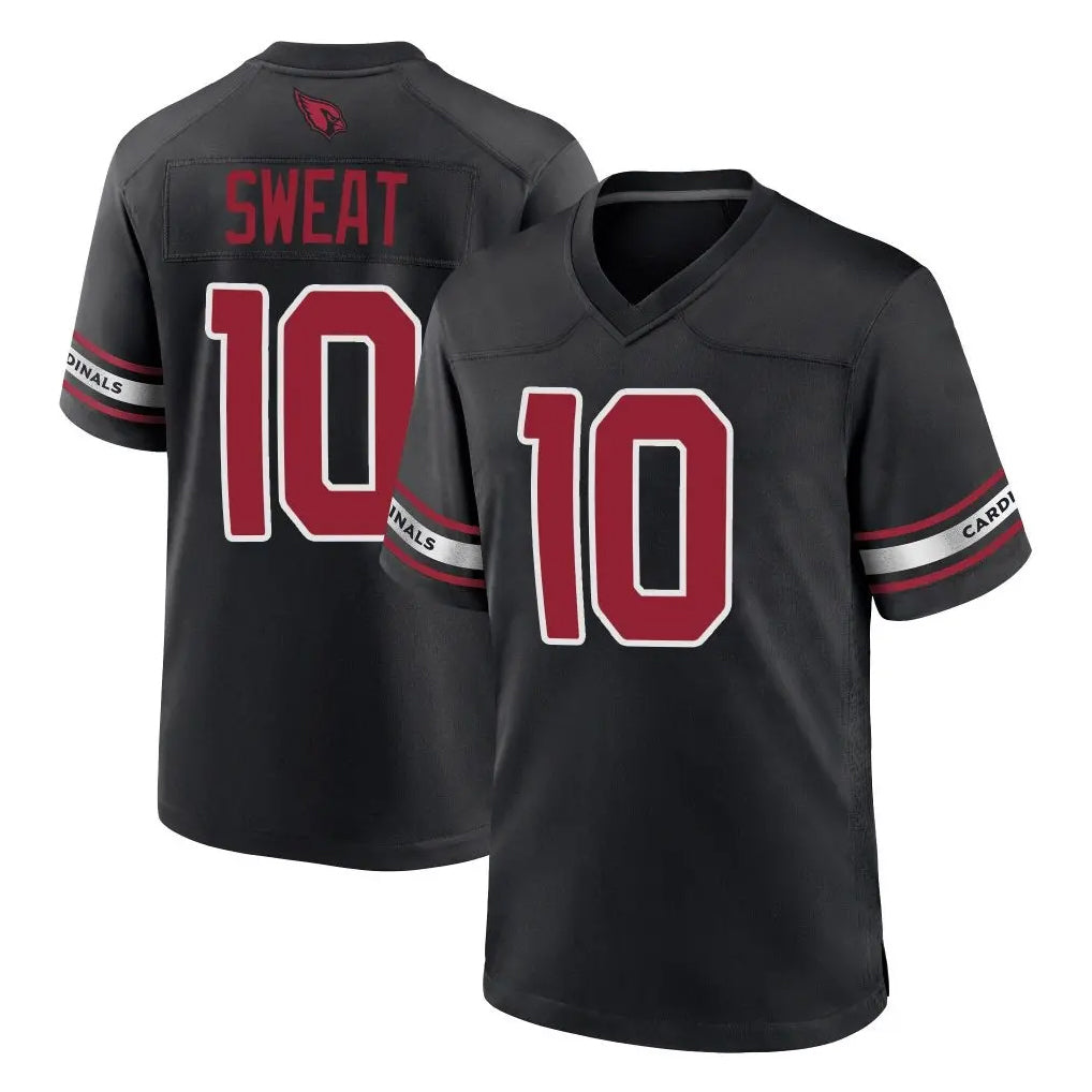 A.Cardinals #10 Josh Sweat Player Black Alternate Game Mdoa Stitched Jerseys