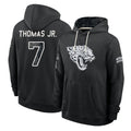 J.Jaguars #7 Brian Thomas Jr. Player 2026 Black Logo Pullover Hoodies Limited Game Mdoa Stitched Jerseys