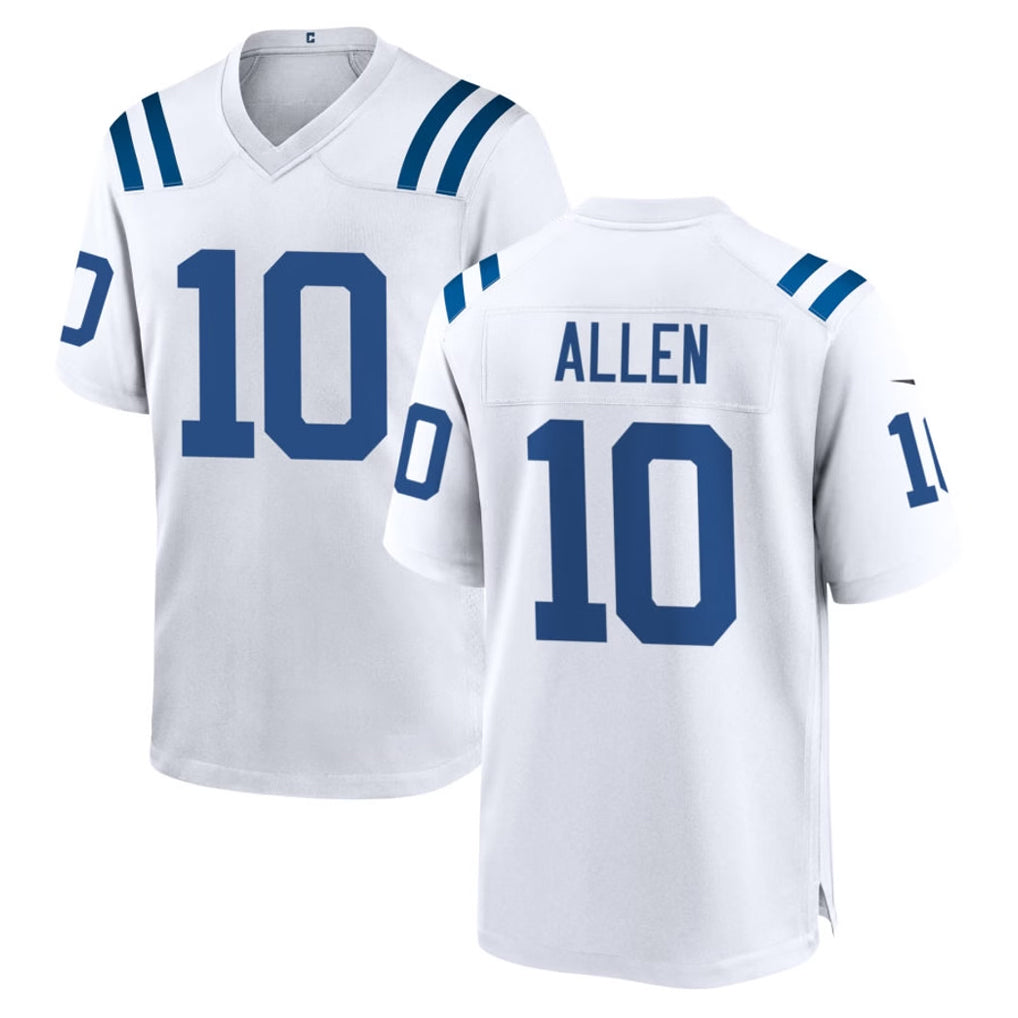 IN.Colts #10 Keenan Allen Player White Home Game Mdoa Stitched Jerseys